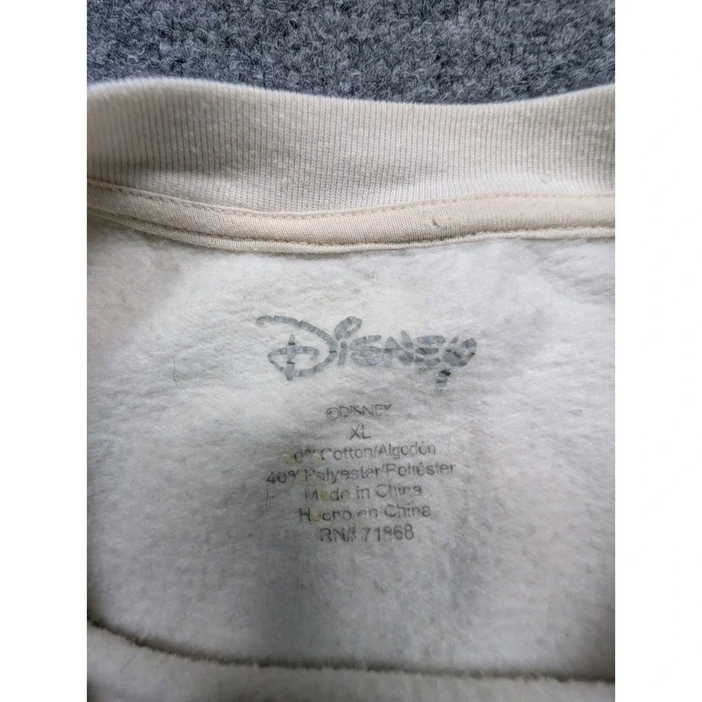 Disney Alice in Wonderland Sweatshirt Women's XL We're All Mad Here Cheshire Cat - Picture 6 of 8